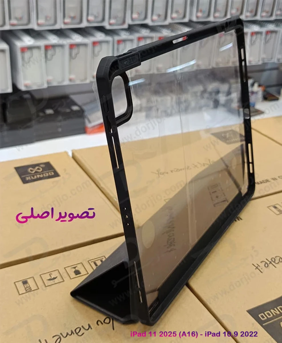 خرید فلیپ کاور پشت شفاف ضد ضربه تبلت iPad 11 2025 ( A16 ) مارک XUNDD سری Beatle Dream
