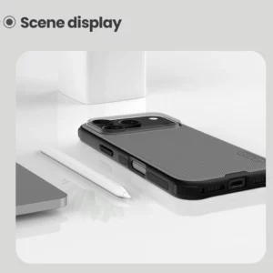 خرید قاب دودی ضدضربه iPhone 17 Pro مارک نیلکین مدل Super Frosted Shield Pro Clear