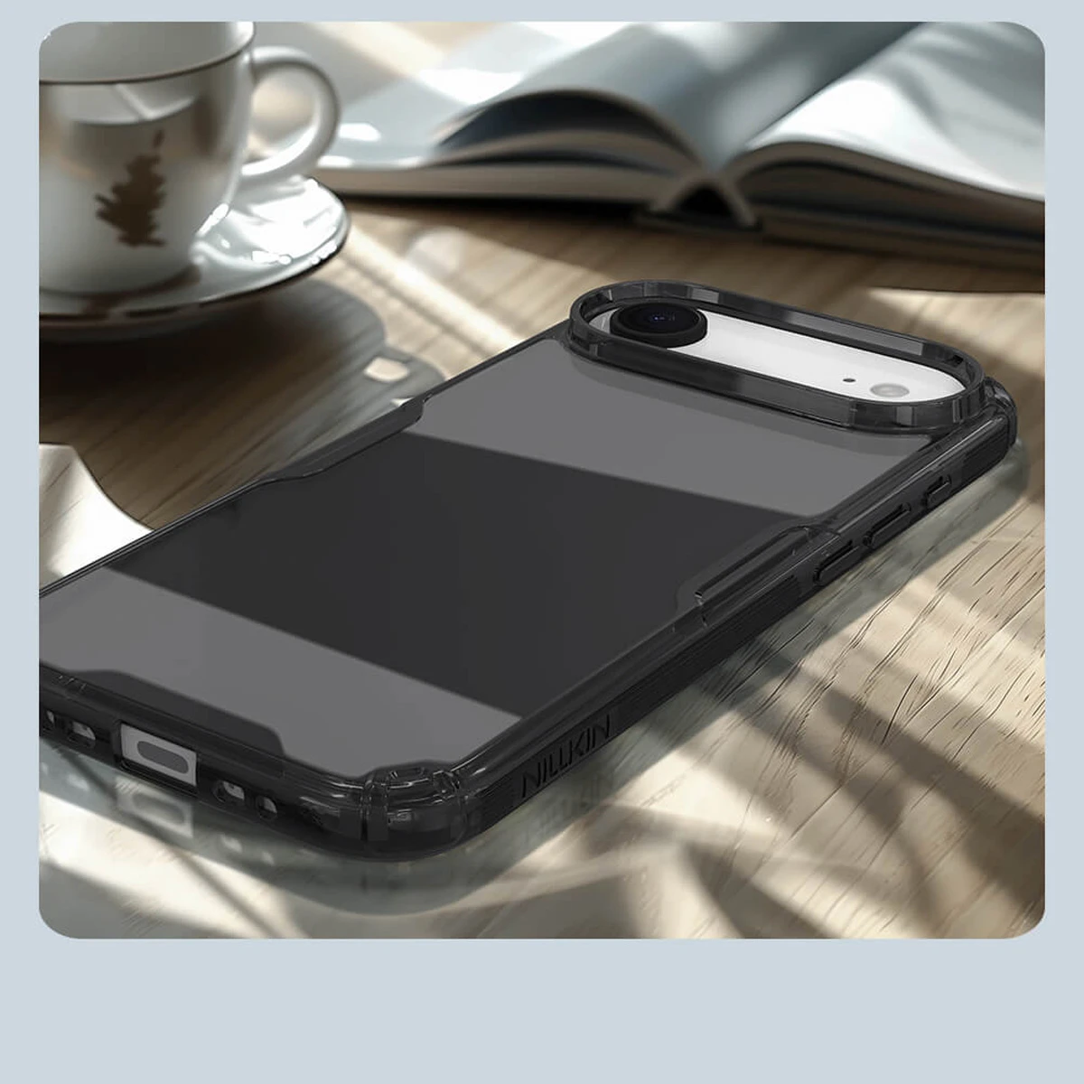 خرید قاب شفاف iPhone 17 Air مارک نیلکین مدل Nature TPU Pro خرید قاب شفاف iPhone 17 Air مارک نیلکین مدل Nature TPU Pro