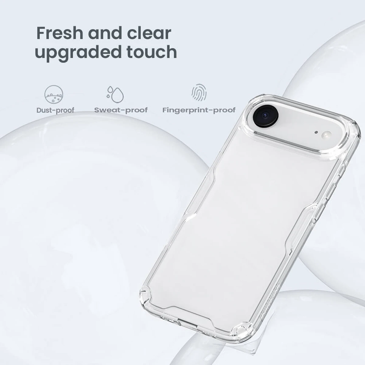 خرید قاب شفاف iPhone 17 Air مارک نیلکین مدل Nature TPU Pro