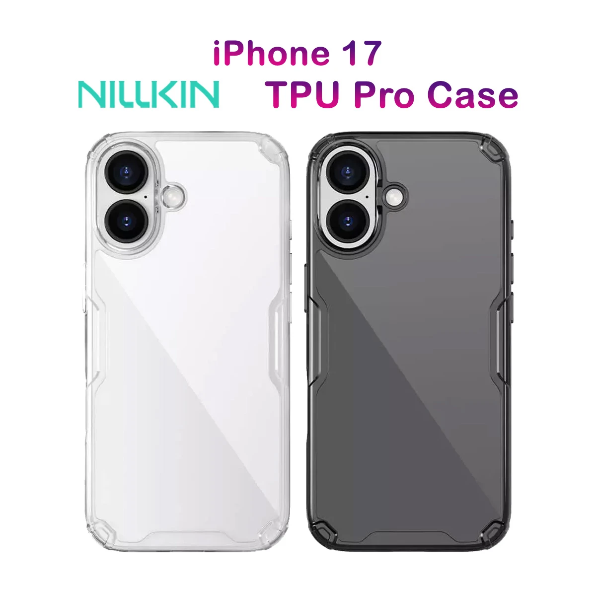 قاب شفاف iPhone 17 مارک نیلکین مدل Nature TPU Pro