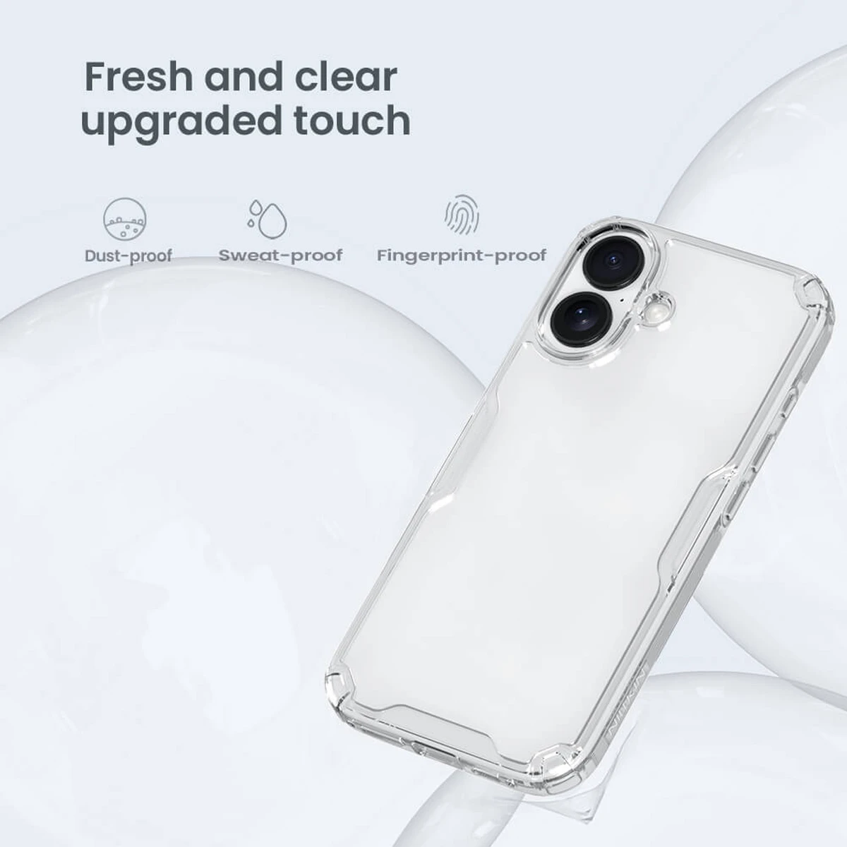 خرید قاب شفاف iPhone 17 مارک نیلکین مدل Nature TPU Pro