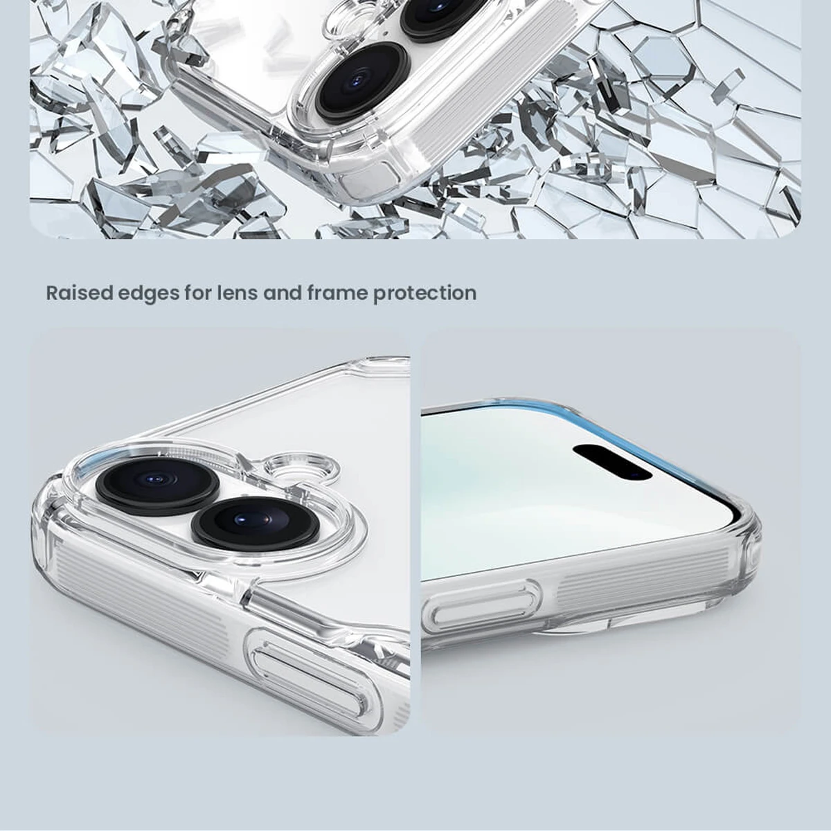 خرید قاب شفاف مگ سیف iPhone 17 مارک نیلکین مدل Nature TPU Pro Magnetic