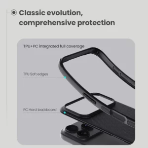 خرید قاب ضد ضربه مگنتی iPhone 17 Pro Max مارک نیلکین مدل Super Frosted Shield Pro Magnetic