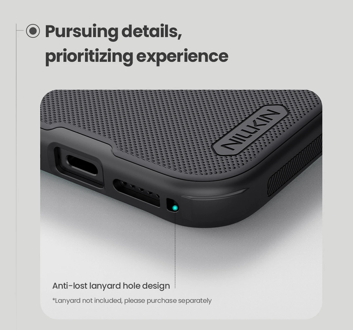 خرید قاب ضد ضربه مگنتی iPhone 17 Pro مارک نیلکین مدل Super Frosted Shield Pro Magnetic