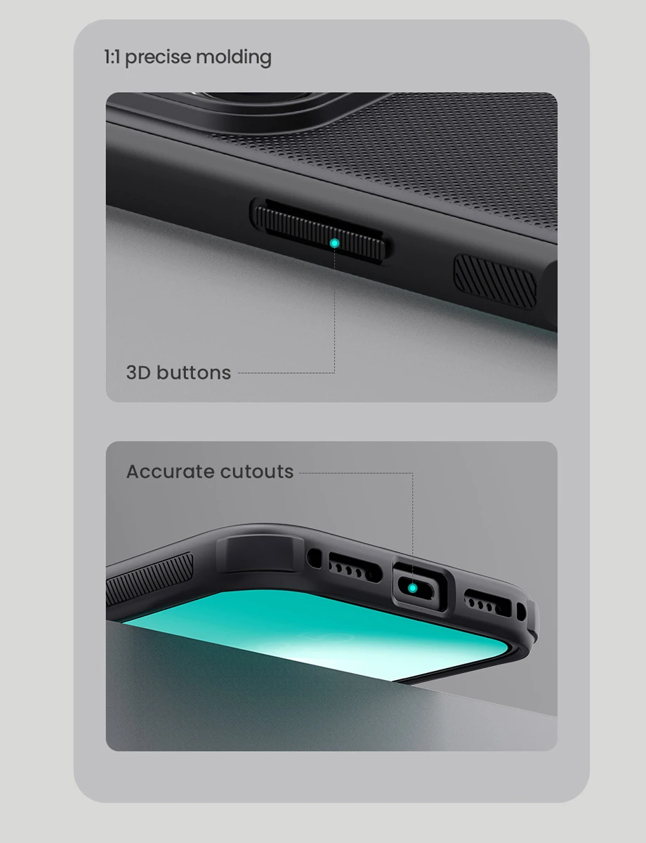 خرید قاب ضد ضربه مگنتی iPhone 17 Pro مارک نیلکین مدل Super Frosted Shield Pro Magnetic