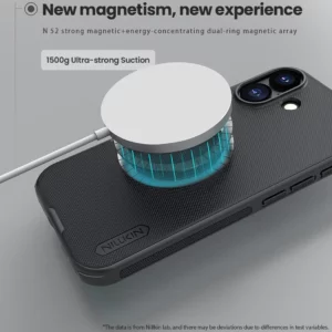 خرید قاب ضد ضربه مگنتی iPhone 17 مارک نیلکین مدل Super Frosted Shield Pro Magnetic