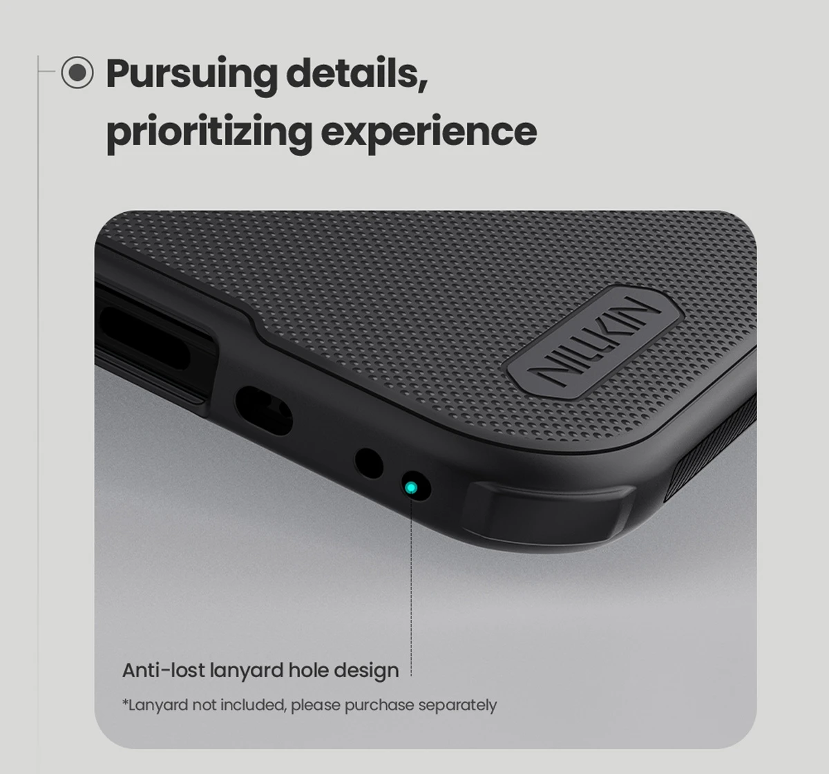 خرید قاب ضدضربه iPhone 17 Air مارک نیلکین مدل Super Frosted Shield Pro