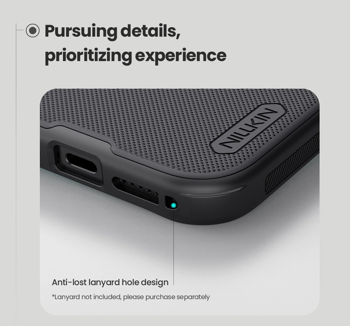 خرید قاب ضدضربه iPhone 17 Pro Max مارک نیلکین مدل Super Frosted Shield Pro