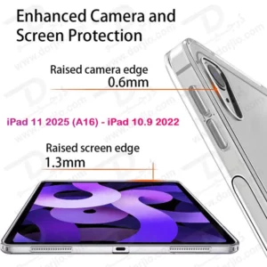 خرید قاب ژله ای شفاف تبلت iPad 11 2025 ( A16 )