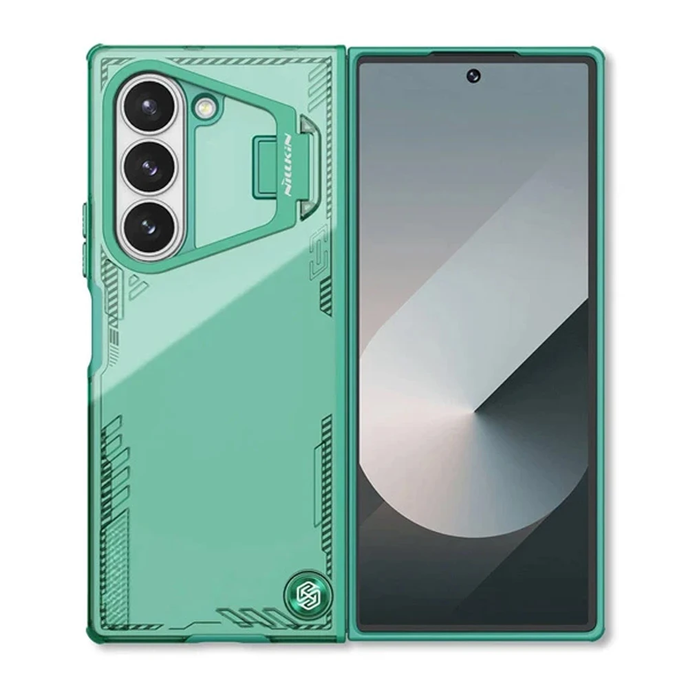 خرید قاب کریستالی استند دار Samsung Galaxy Z Fold 7 مارک نیلکین مدل Iceblade Fold