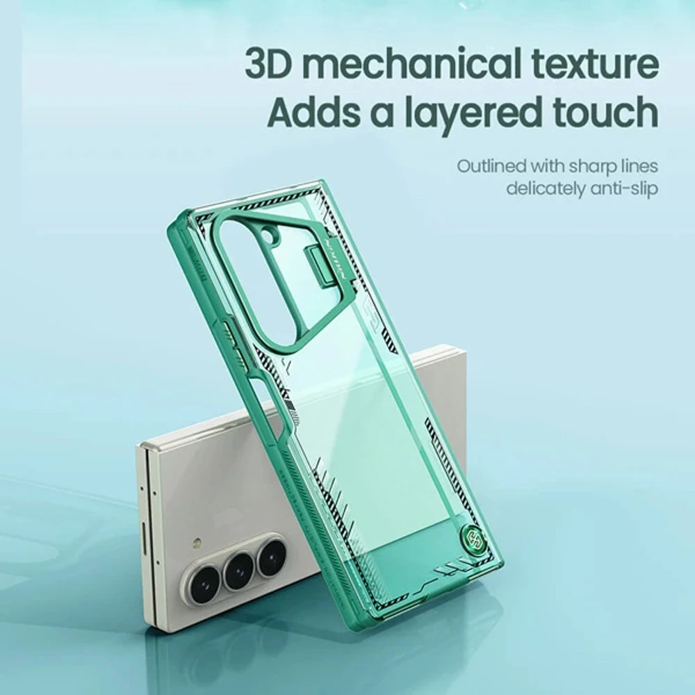 خرید قاب کریستالی استند دار Samsung Galaxy Z Fold 7 مارک نیلکین مدل Iceblade Fold