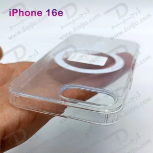 خرید قاب کریستالی شفاف مگنتی iPhone 16e