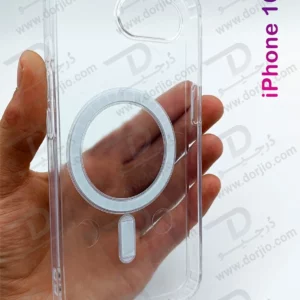 خرید قاب کریستالی شفاف مگنتی iPhone 16e