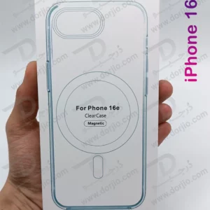 خرید قاب کریستالی شفاف مگنتی iPhone 16e