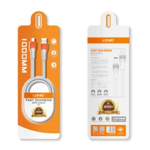 خرید کابل شارژ 30 وات 1 متر USB به Type-C مارک LDNIO مدل LS601