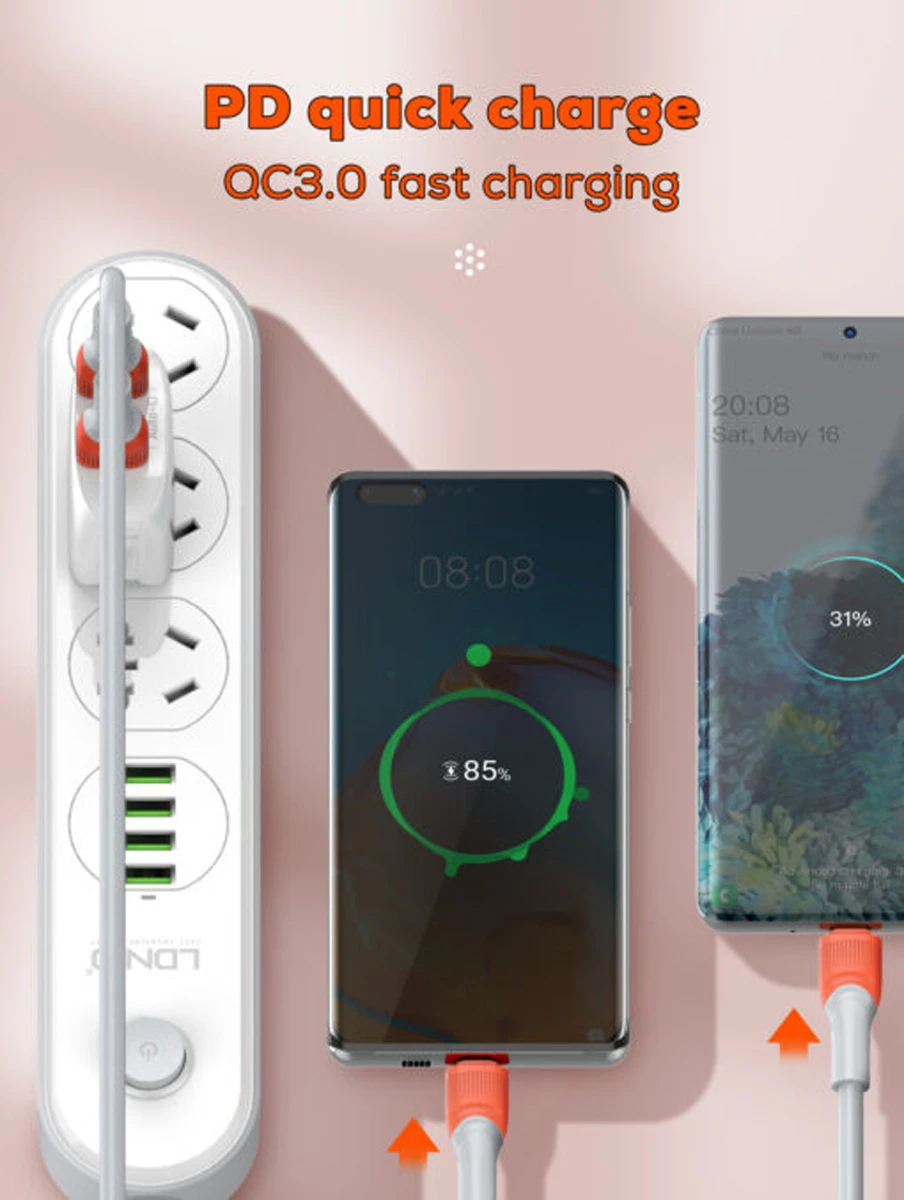 خرید کابل شارژ 30 وات 1 متر USB به Type-C مارک LDNIO مدل LS601 خرید کابل شارژ 30 وات 1 متر USB به Type-C مارک LDNIO مدل LS601