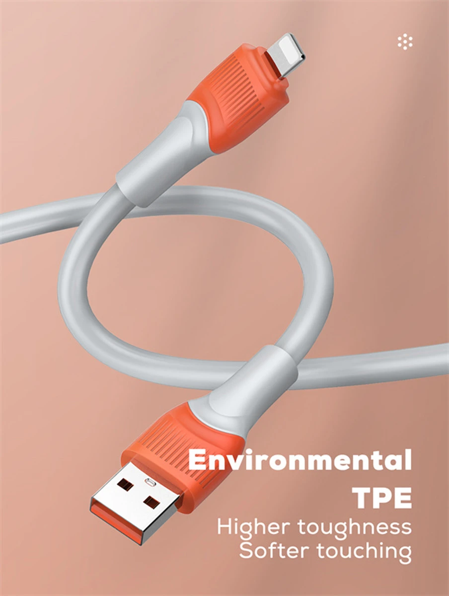 خرید کابل شارژ 30 وات 1 متر USB به Lightning مارک LDNIO مدل LS601