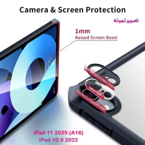 خرید کریستال شیلد شفاف پایه دار تبلت iPad 11 2025 ( A16 ) مارک XUNDD سری Beatle