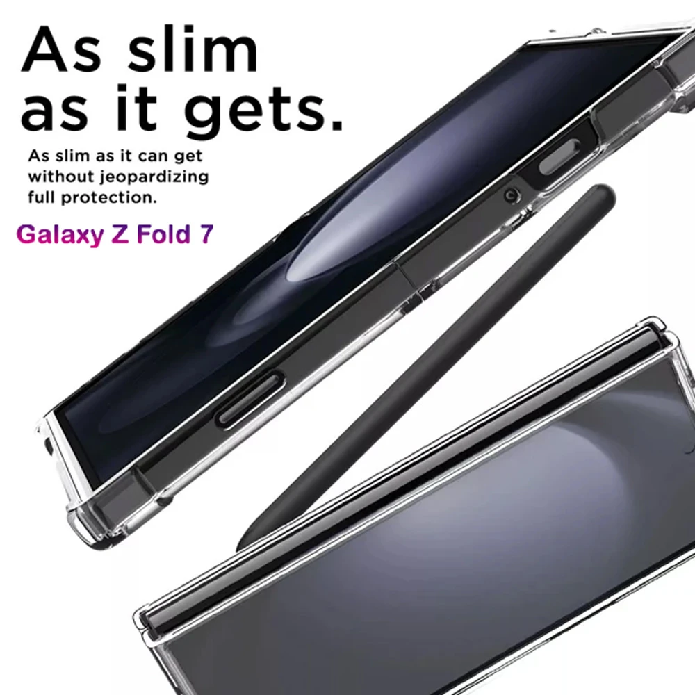 خرید کریستال کاور شفاف ایربگ دار Samsung  Galaxy Z Fold 7