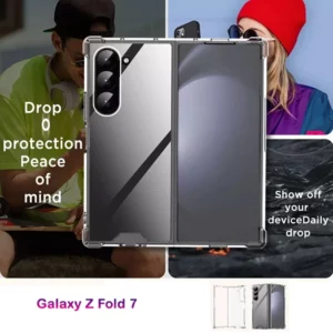 خرید کریستال کاور شفاف ایربگ دار Samsung  Galaxy Z Fold 7