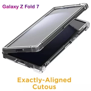 خرید کریستال کاور شفاف ایربگ دار Samsung  Galaxy Z Fold 7