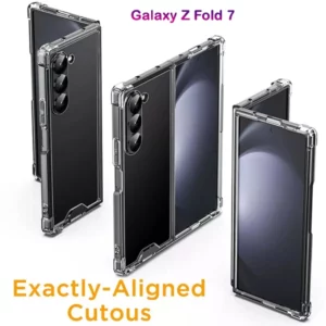 خرید کریستال کاور شفاف ایربگ دار Samsung  Galaxy Z Fold 7