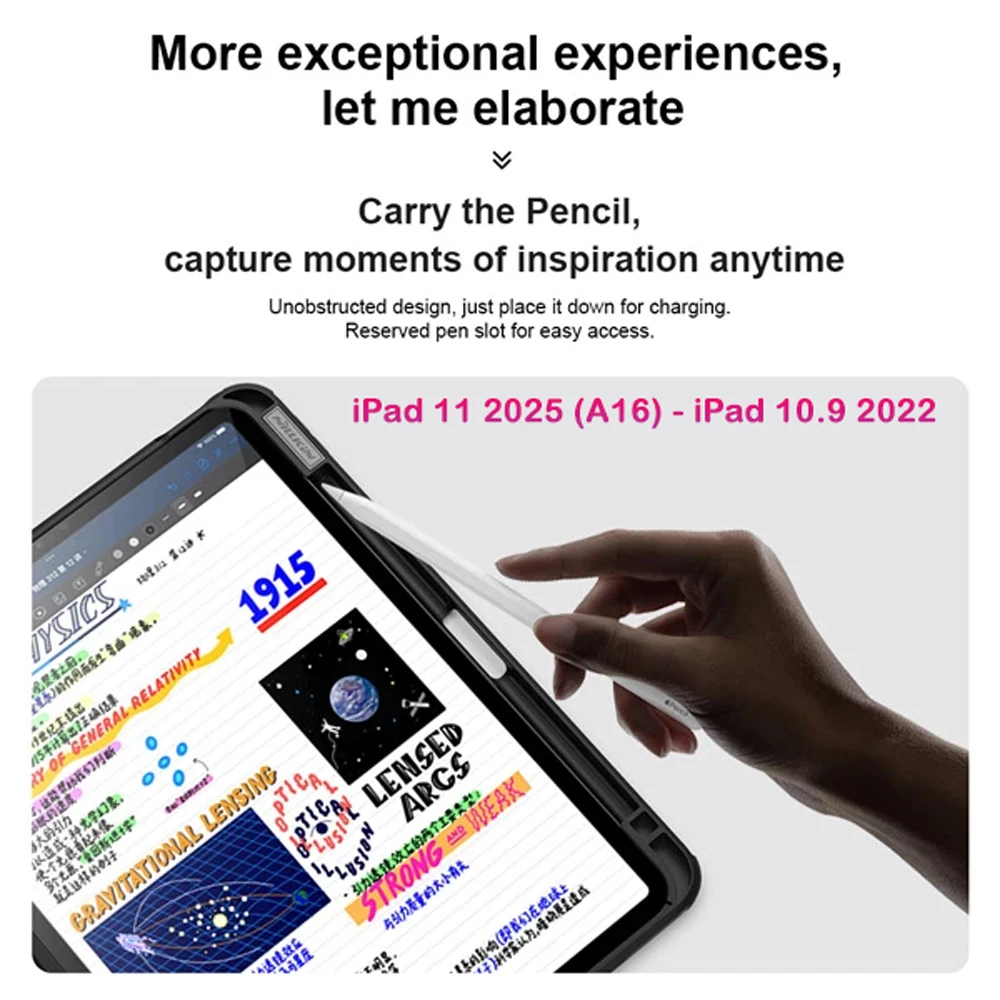 خرید گارد رینگی مگنتی نیلکین تبلت iPad 11 2025 ( A16 ) مدل Camshield Pad