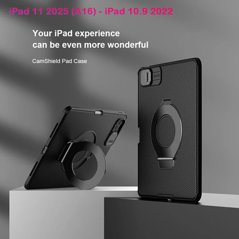 خرید گارد رینگی مگنتی نیلکین تبلت iPad 11 2025 ( A16 ) مدل Camshield Pad