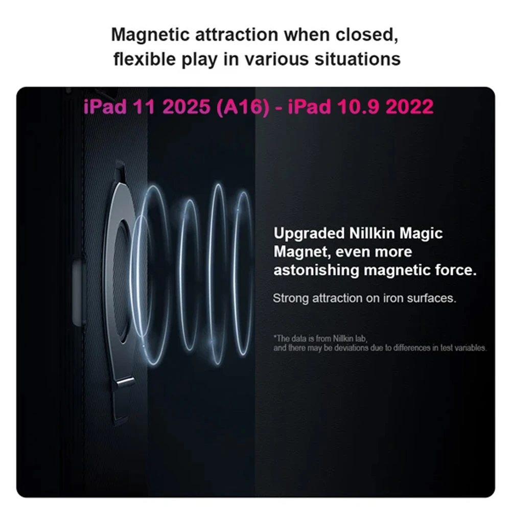خرید گارد رینگی مگنتی نیلکین تبلت iPad 11 2025 ( A16 ) مدل Camshield Pad