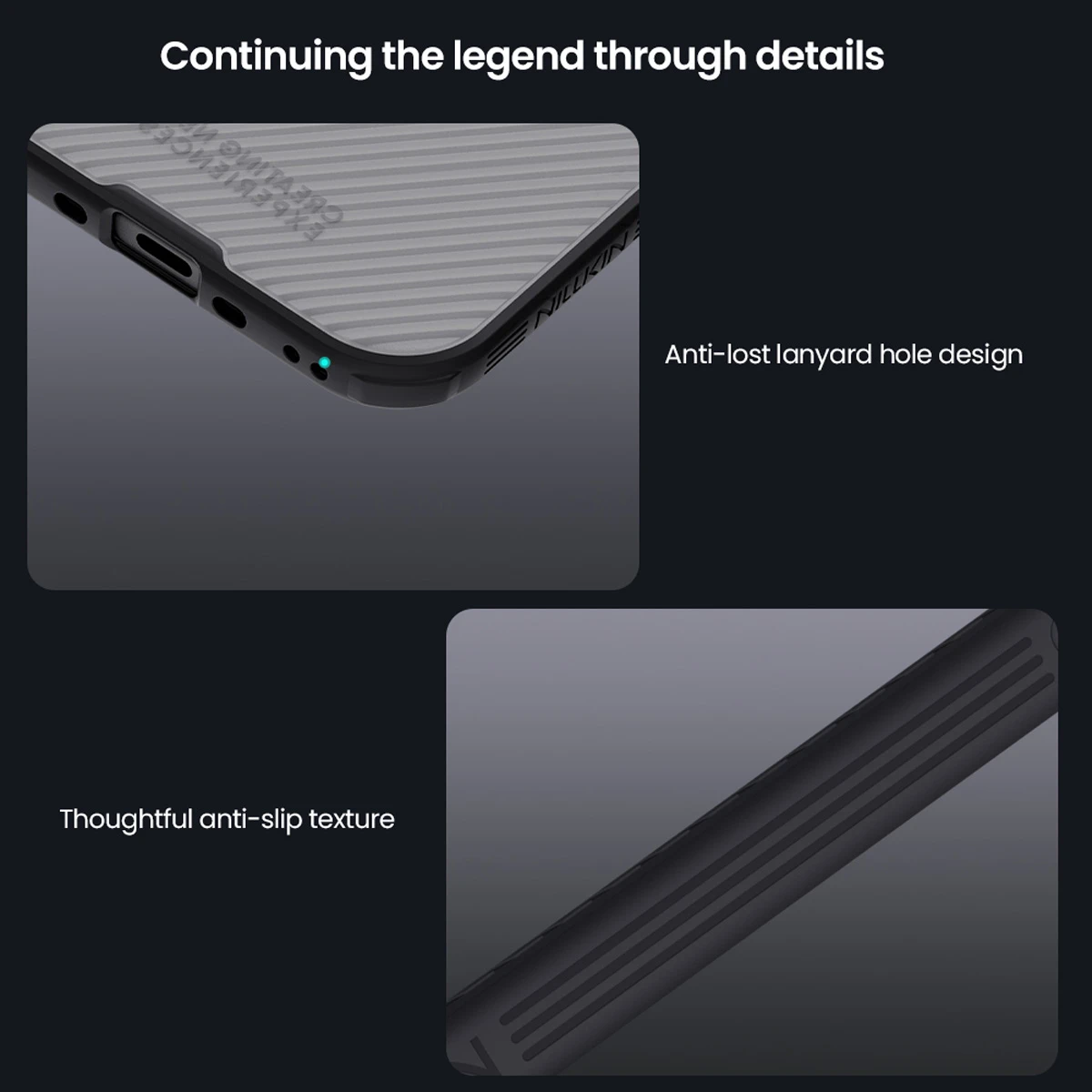 خرید گارد ضد ضربه دودی iPhone 17 Air مارک نیلکین مدل Camshield Pro Clear