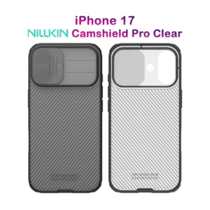 گارد ضد ضربه دودی iPhone 17 مارک نیلکین مدل Camshield Pro Clear
