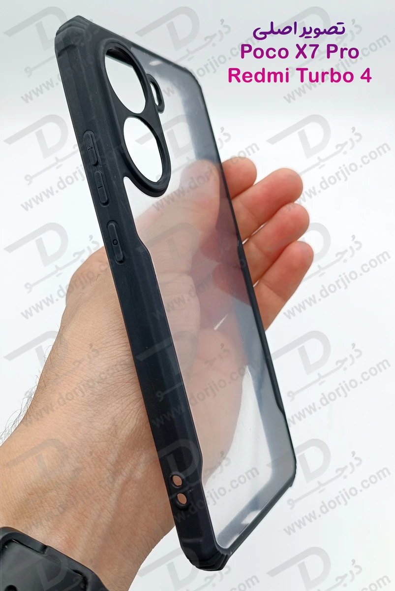 خرید گارد ضد ضربه شفاف Xiaomi Poco X7 Pro طرح iPaky