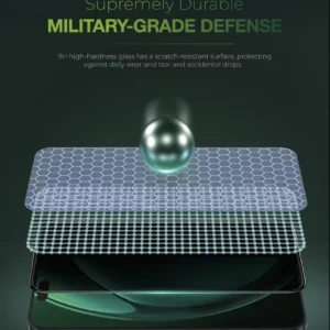 خرید گلس حریم شخصی سیلیکون پلاس iPhone 17 Pro Max مارک Green Lion مدل 3D Silicone Plus