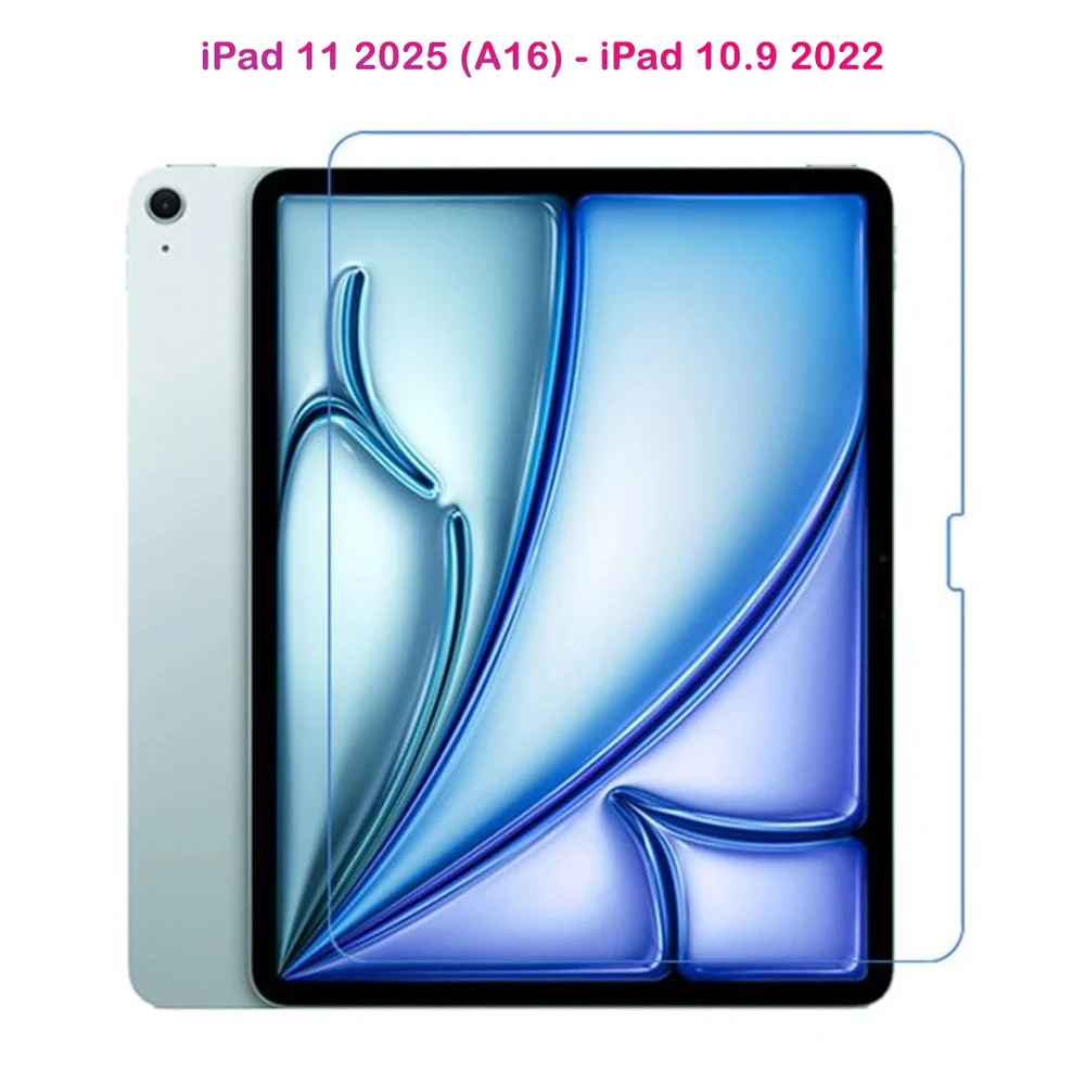 خرید گلس شیشه ای شفاف تبلت iPad 11 2025 ( A16 ) خرید گلس شیشه ای شفاف تبلت iPad 11 2025 ( A16 )