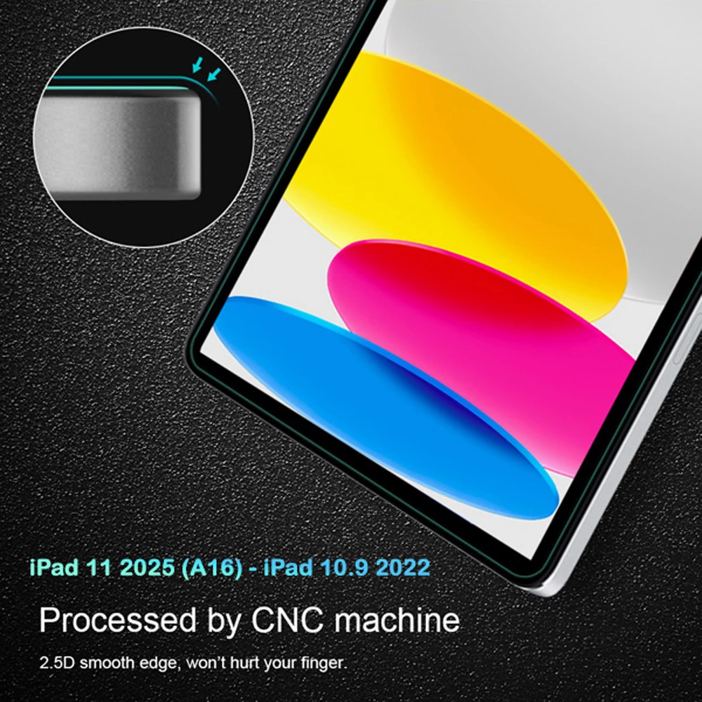 خرید گلس شیشه ای نیلکین iPad 11 2025 ( A16 ) مارک نیلکین مدل H+ Anti-explosion