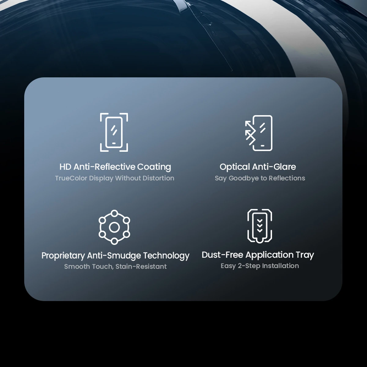 خرید گلس ضد بازتاب نور با ابزار نصب iPhone 17 Pro Max مارک نیلکین مدل H+Pro AR