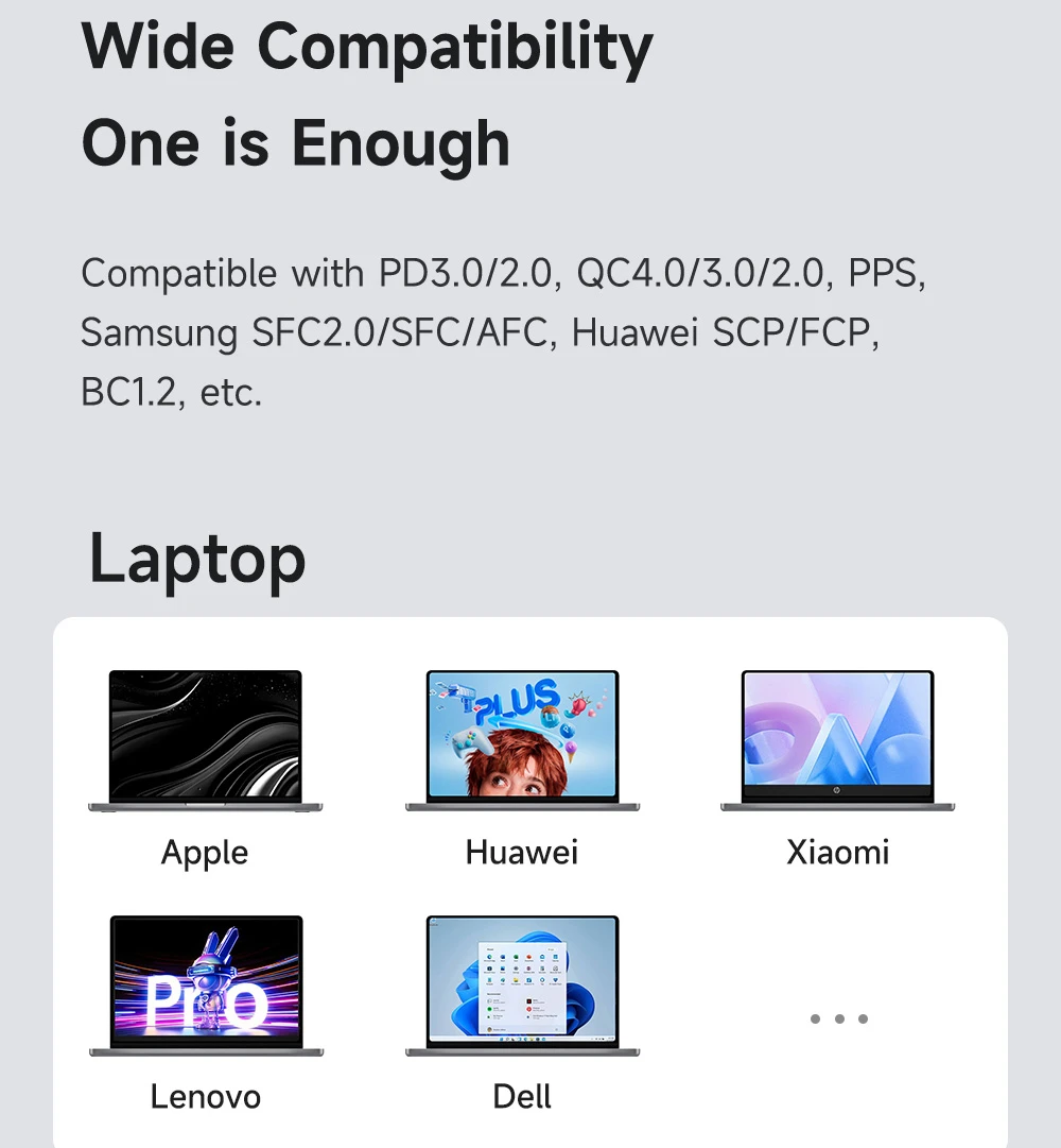 شارژر دیواری 3پورت 67وات با کابل متصل Type-C مارک Mcdodo مدل CH-4100