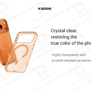 قاب IceGuard تمام کریستال مگنتی iPhone 17 مارک KZDOO
