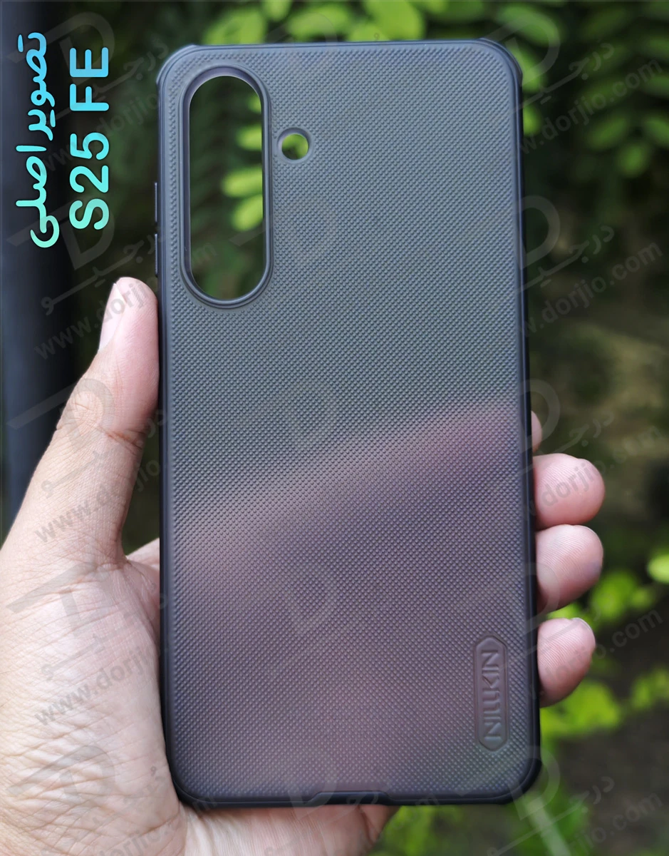 قاب دودی ضدضربه Samsung Galaxy S25 FE مارک نیلکین مدل Super Frosted Shield Pro Clear