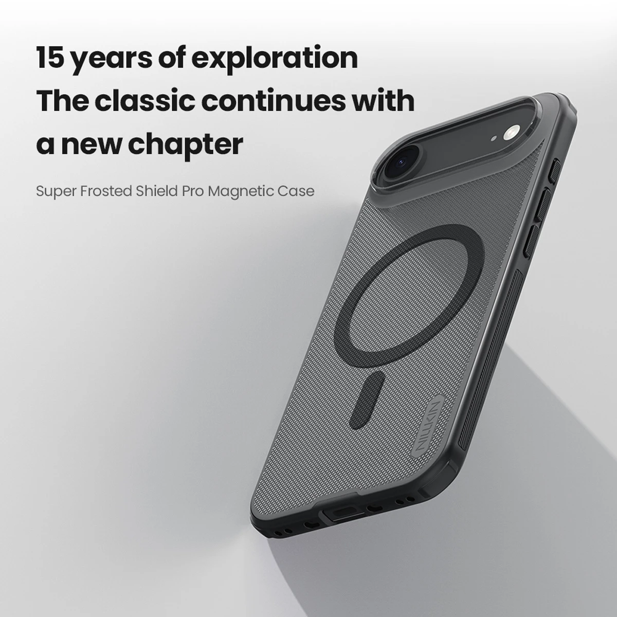 خرید قاب دودی ضدضربه مگ سیف iPhone 17 Air مارک نیلکین مدل Super Frosted Shield Pro Clear Magnetic خرید قاب دودی ضدضربه مگ سیف iPhone 17 Air مارک نیلکین مدل Super Frosted Shield Pro Clear Magnetic