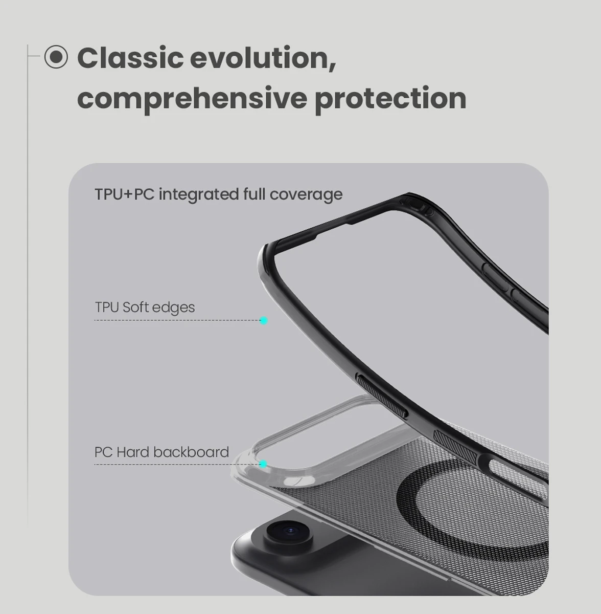 خرید قاب دودی ضدضربه مگ سیف iPhone 17 Air مارک نیلکین مدل Super Frosted Shield Pro Clear Magnetic خرید قاب دودی ضدضربه مگ سیف iPhone 17 Air مارک نیلکین مدل Super Frosted Shield Pro Clear Magnetic