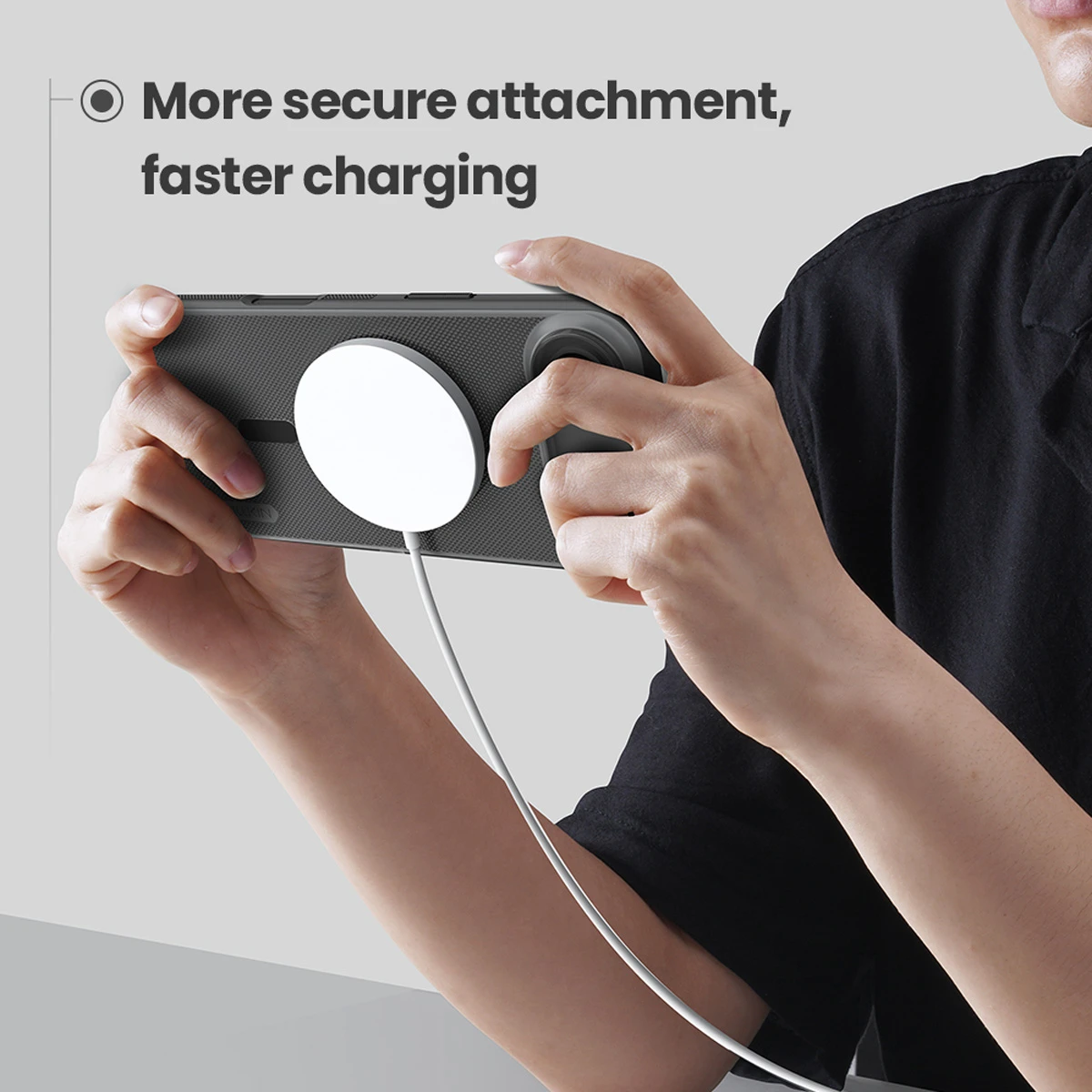 خرید قاب دودی ضدضربه مگ سیف iPhone 17 Air مارک نیلکین مدل Super Frosted Shield Pro Clear Magnetic خرید قاب دودی ضدضربه مگ سیف iPhone 17 Air مارک نیلکین مدل Super Frosted Shield Pro Clear Magnetic