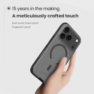 خرید قاب دودی ضدضربه مگ سیف iPhone 17 Pro مارک نیلکین مدل Super Frosted Shield Pro Clear Magnetic
