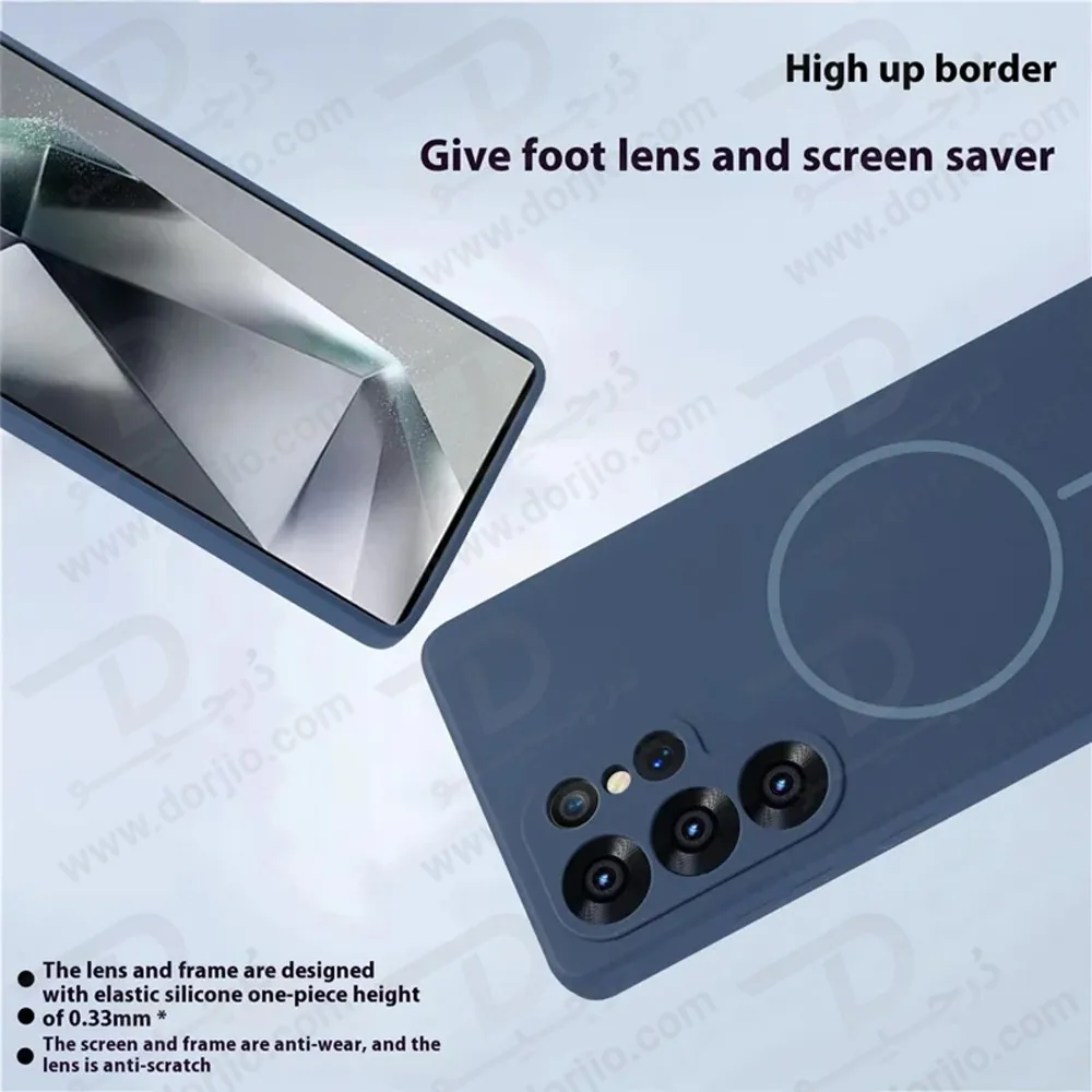 قاب سیلیکونی اصلی مگنتی Samsung Galaxy S25 Ultra