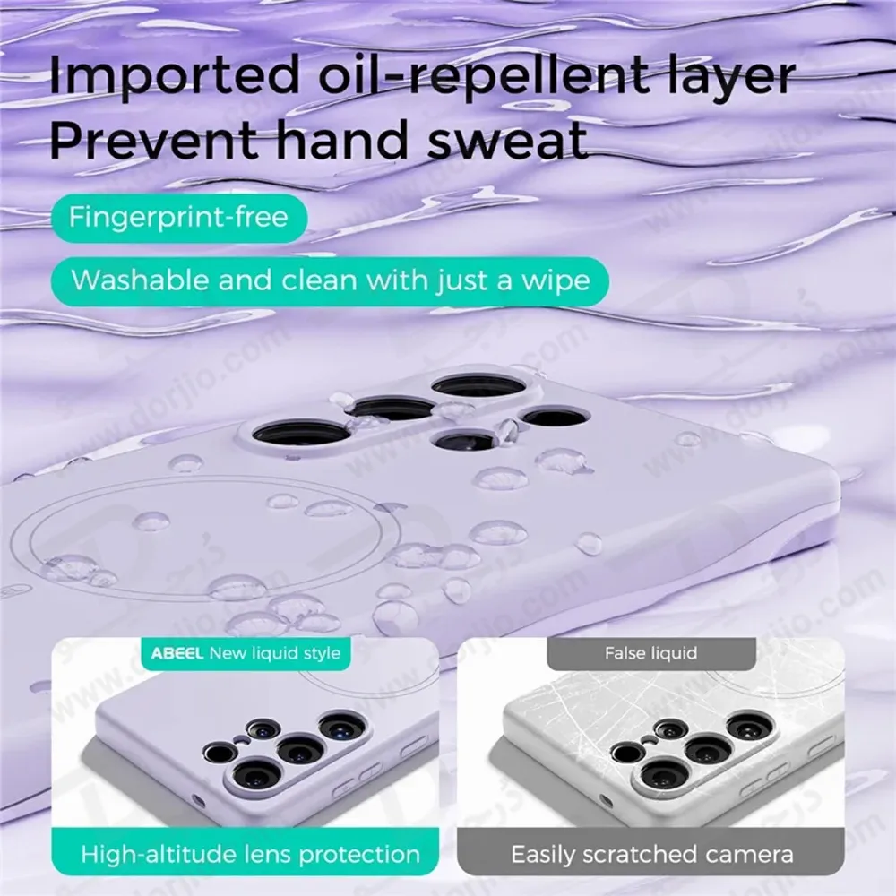 قاب سیلیکونی اصلی مگنتی Samsung Galaxy S25 Ultra