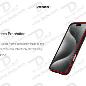 قاب شفاف فریم فلزی iPhone 17 Pro Max مدل Ares مارک KZDOO