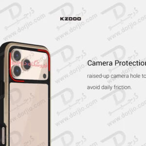 قاب شفاف فریم فلزی iPhone 17 Pro مدل Ares مارک KZDOO