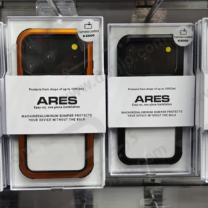 قاب شفاف فریم فلزی iPhone 17 Pro مدل Ares مارک KZDOO