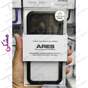 قاب شفاف فریم فلزی iPhone 17 Pro مدل Ares مارک KZDOO
